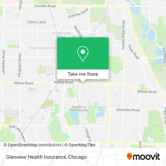 Glenview Health Insurance map