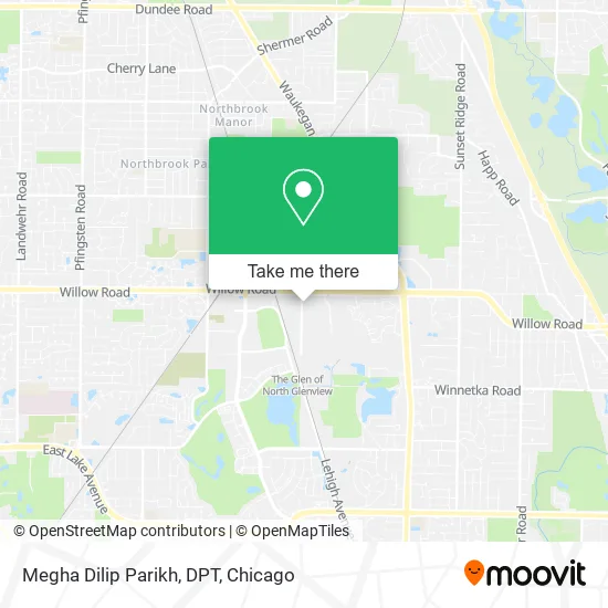 Megha Dilip Parikh, DPT map