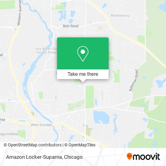 Mapa de Amazon Locker-Suparna