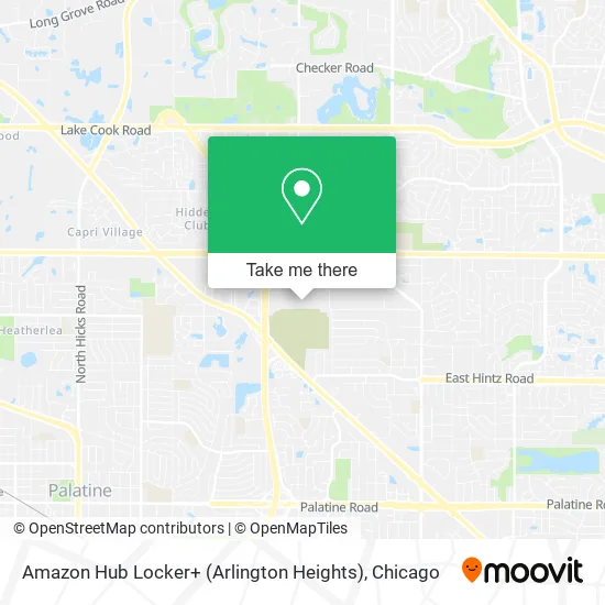Amazon Hub Locker+ (Arlington Heights) map