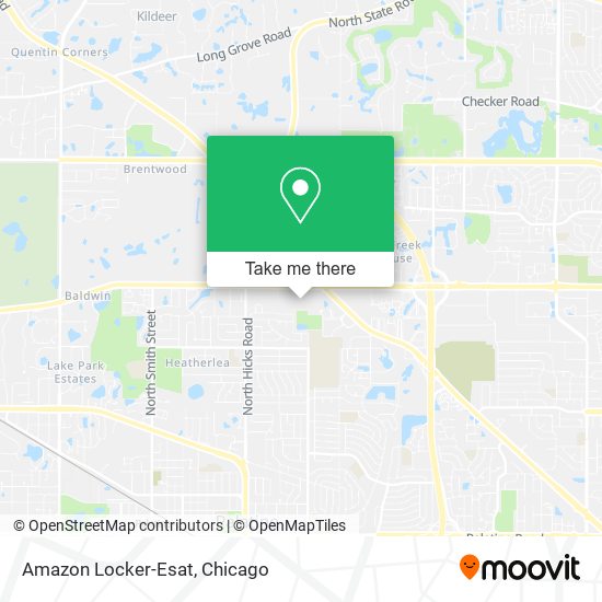 Amazon Locker-Esat map