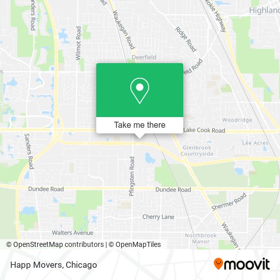 Happ Movers map