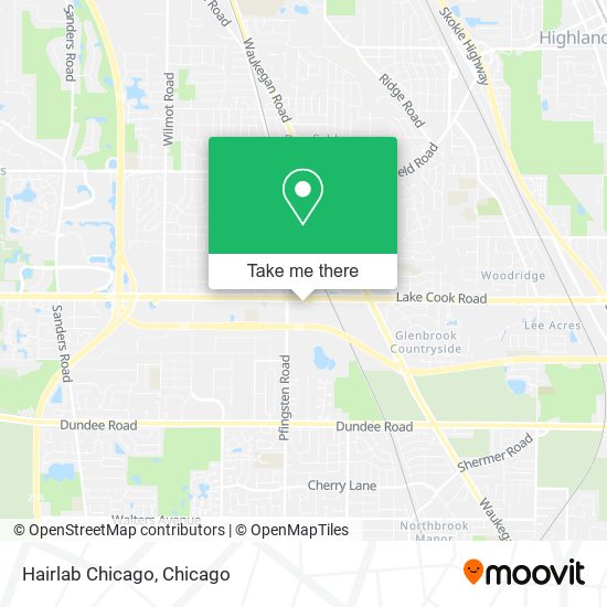 Mapa de Hairlab Chicago