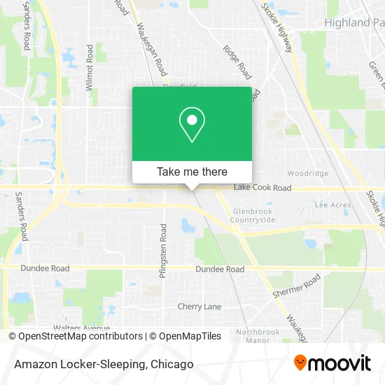 Amazon Locker-Sleeping map