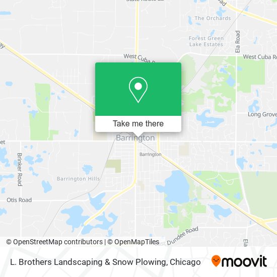 L. Brothers Landscaping & Snow Plowing map