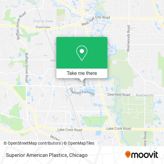 Superior American Plastics map