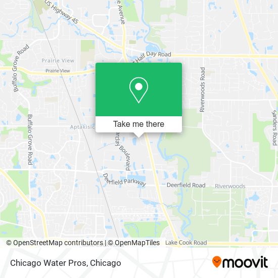 Mapa de Chicago Water Pros