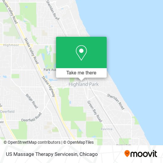 Mapa de US Massage Therapy Servicesin