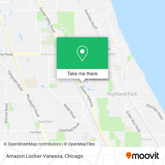 Amazon Locker-Vanessa map