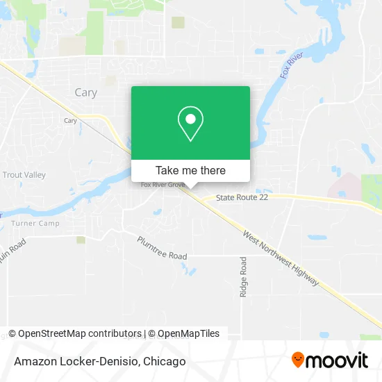 Amazon Locker-Denisio map