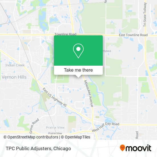 TPC Public Adjusters map