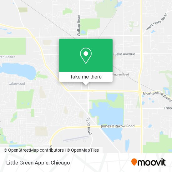 Little Green Apple map