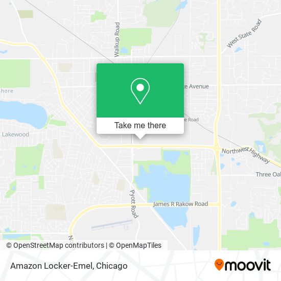 Amazon Locker-Emel map