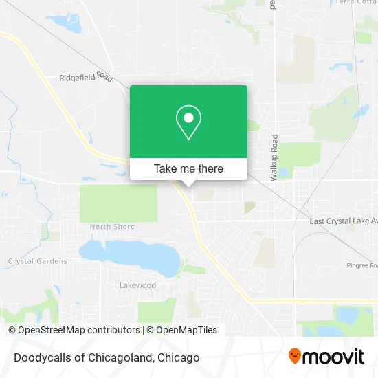 Doodycalls of Chicagoland map