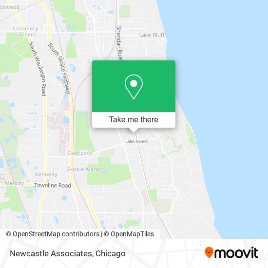Mapa de Newcastle Associates