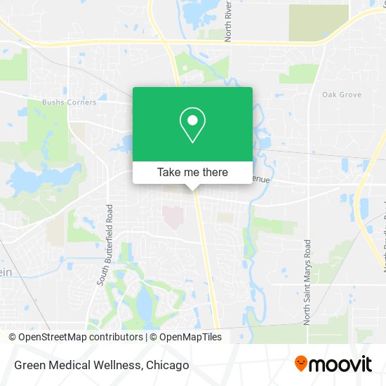 Green Medical Wellness map