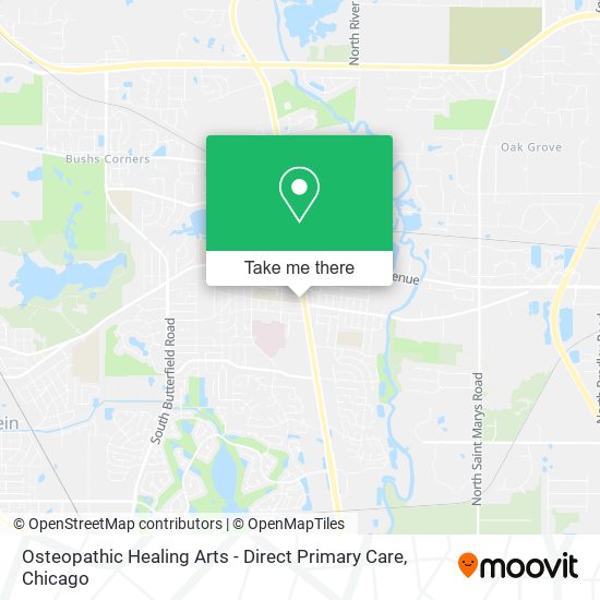 Osteopathic Healing Arts - Direct Primary Care map