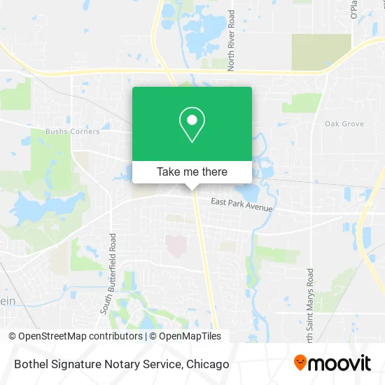 Mapa de Bothel Signature Notary Service