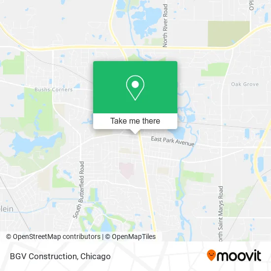 Mapa de BGV Construction