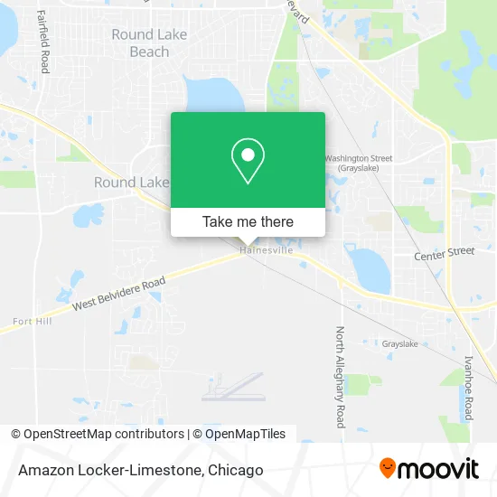 Amazon Locker-Limestone map
