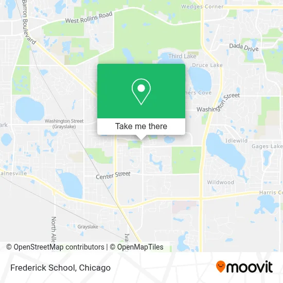 Frederick School map