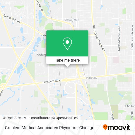 Grenleaf Medical Associates Physicore map