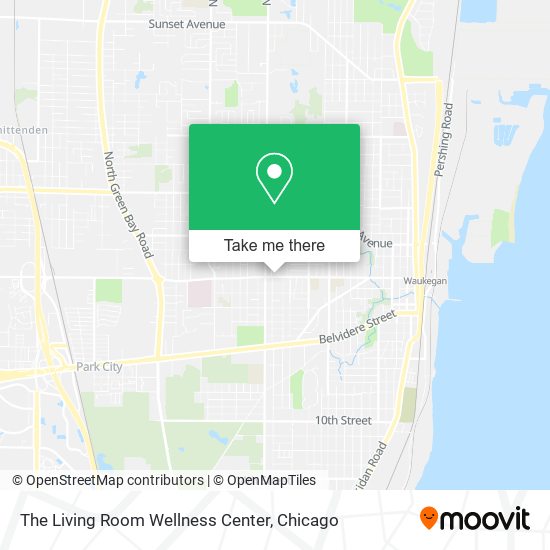 The Living Room Wellness Center map