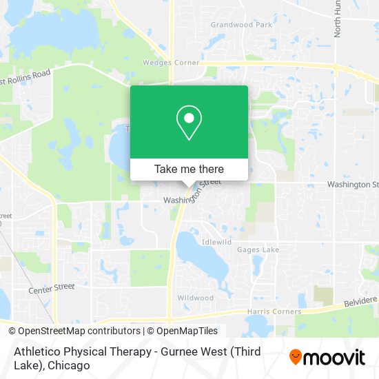 Mapa de Athletico Physical Therapy - Gurnee West (Third Lake)