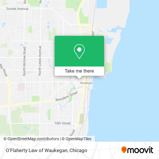 O'Flaherty Law of Waukegan map