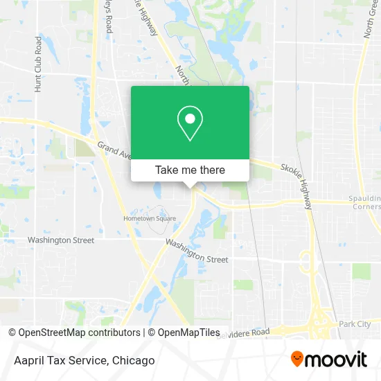 Aapril Tax Service map