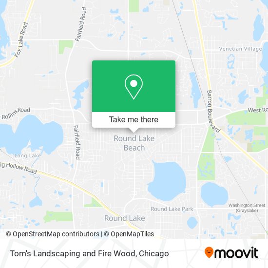 Tom's Landscaping and Fire Wood map