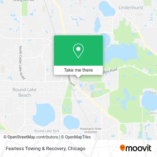 Fearless Towing & Recovery map