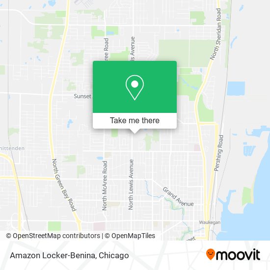 Amazon Locker-Benina map