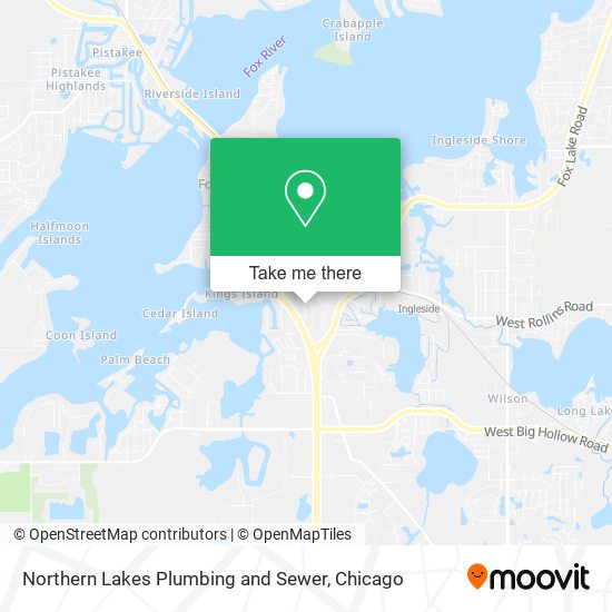 Northern Lakes Plumbing and Sewer map