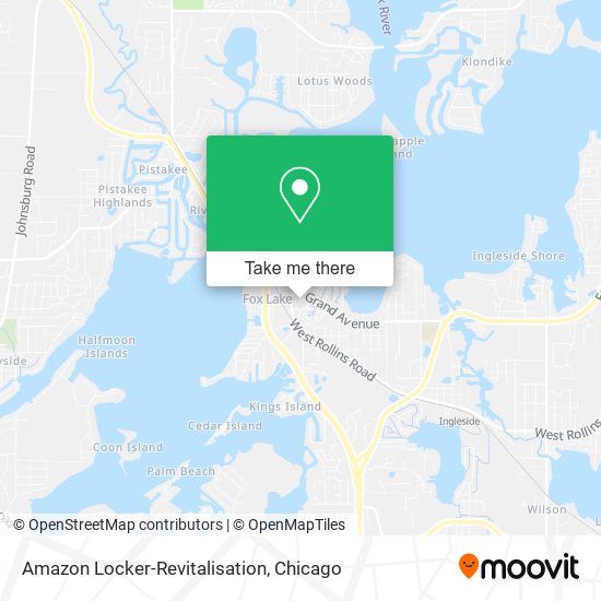 Mapa de Amazon Locker-Revitalisation