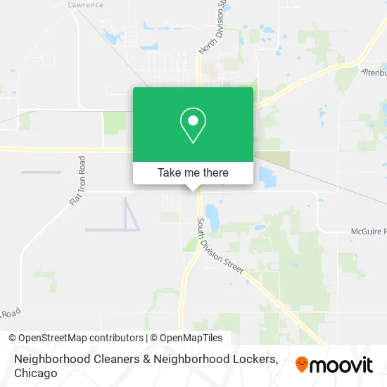 Neighborhood Cleaners & Neighborhood Lockers map