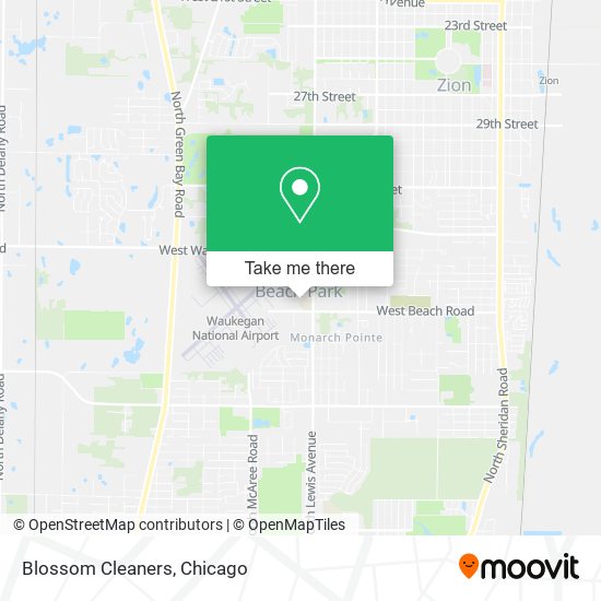 Blossom Cleaners map