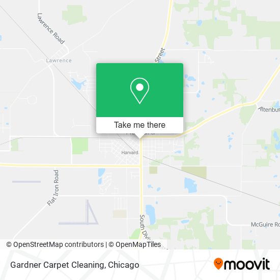 Gardner Carpet Cleaning map