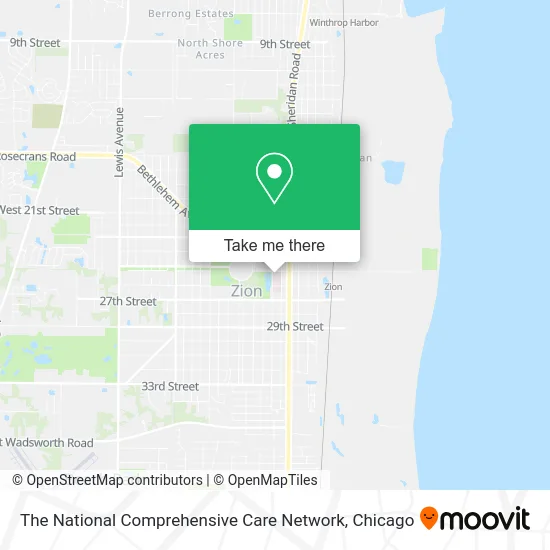 The National Comprehensive Care Network map
