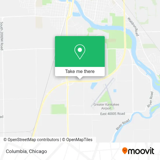 Columbia map