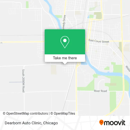 Dearborn Auto Clinic map
