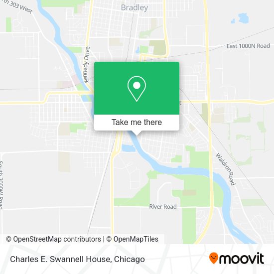 Charles E. Swannell House map