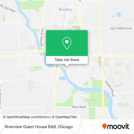 Riverview Guest House B&B map