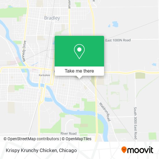 Krispy Krunchy Chicken map