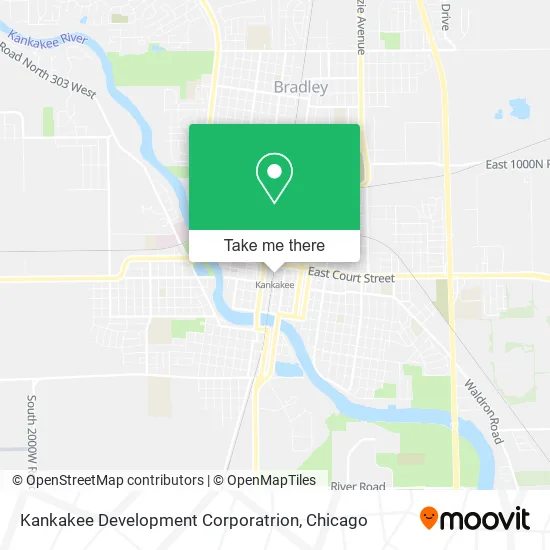Kankakee Development Corporatrion map