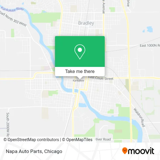 Napa Auto Parts map
