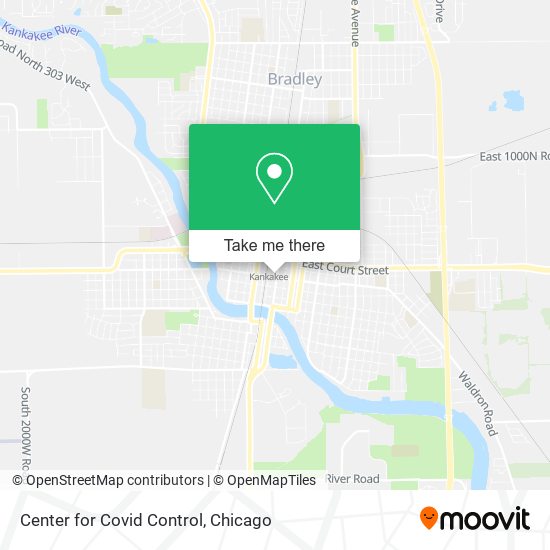 Center for Covid Control map