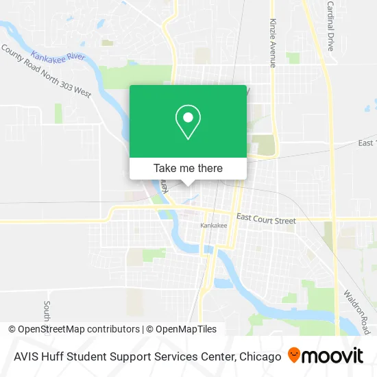 AVIS Huff Student Support Services Center map