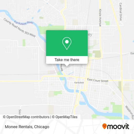 Monee Rentals map