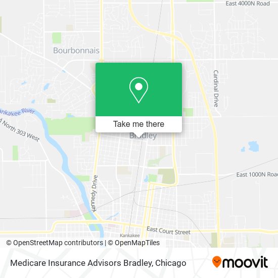 Mapa de Medicare Insurance Advisors Bradley